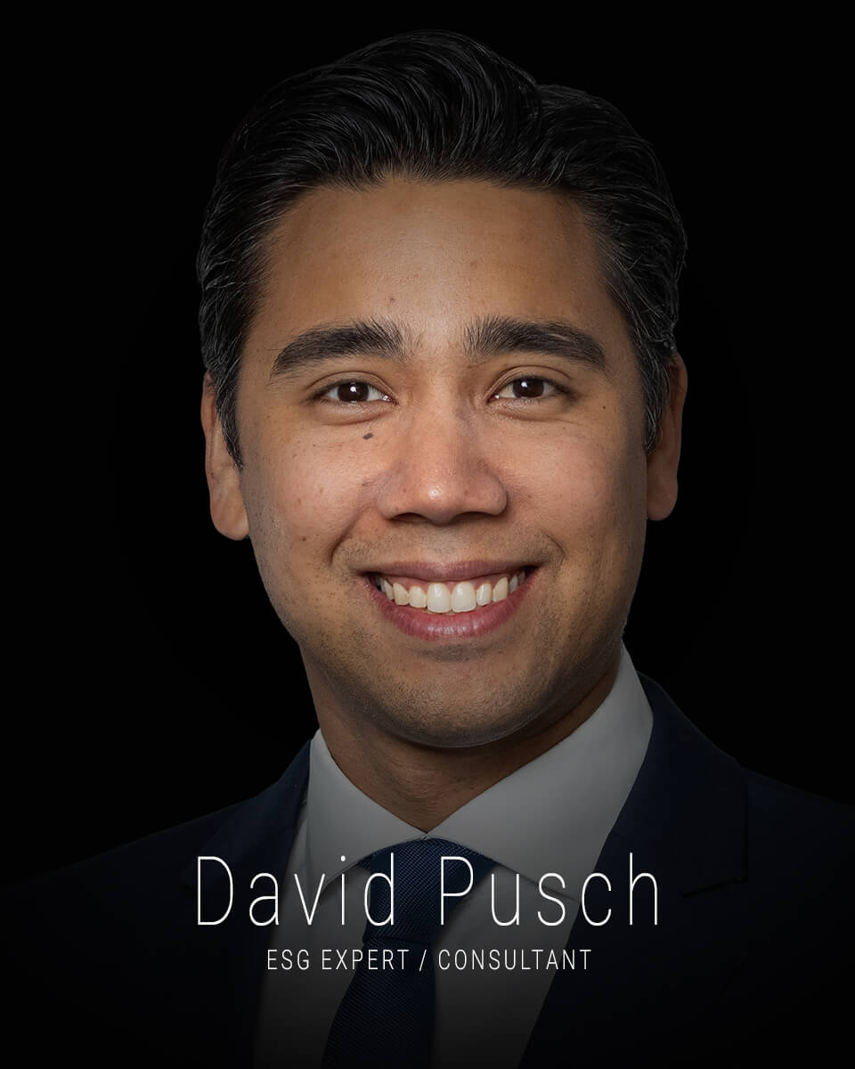 Im Team als ESG-Experte undzertifizierter DGNB Consultant - David Pusch